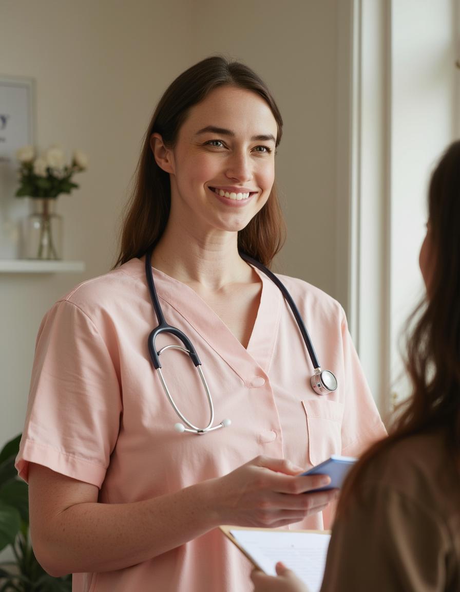 Medical professional woman portrait