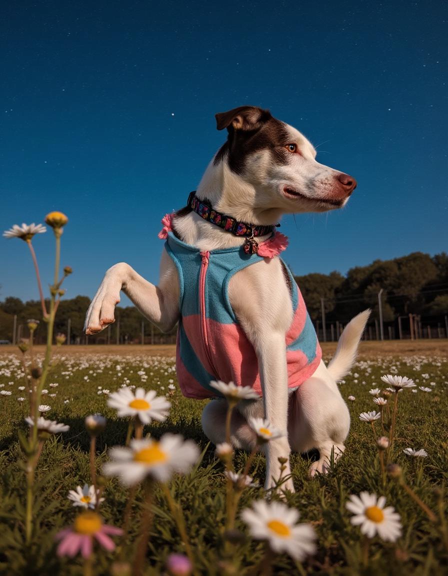 Charming dog portrait