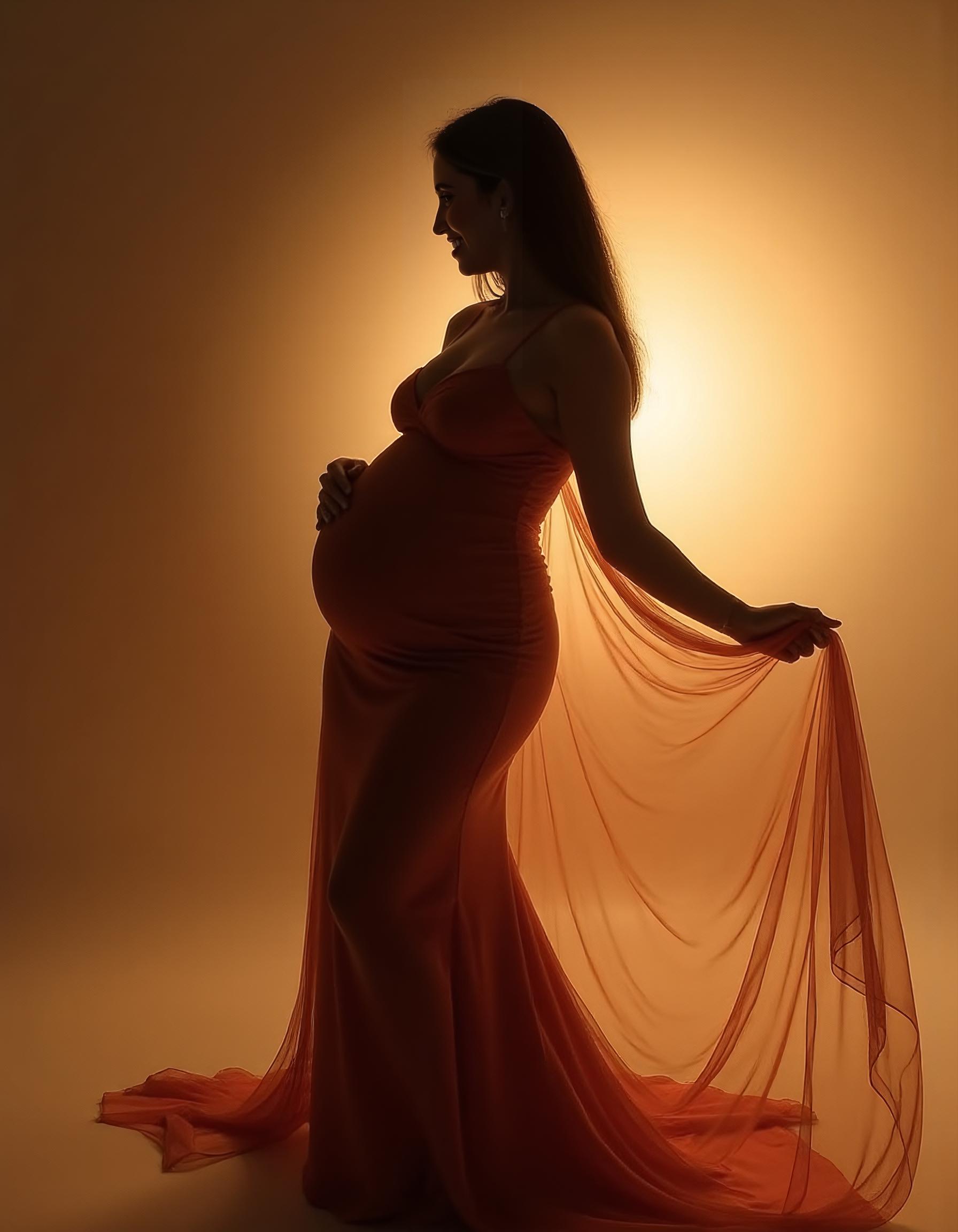 Romantic maternity portrait 5