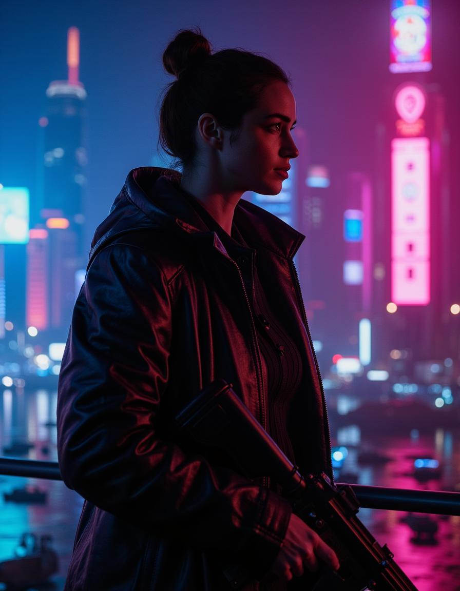 Cyberpunk Portrait Photography