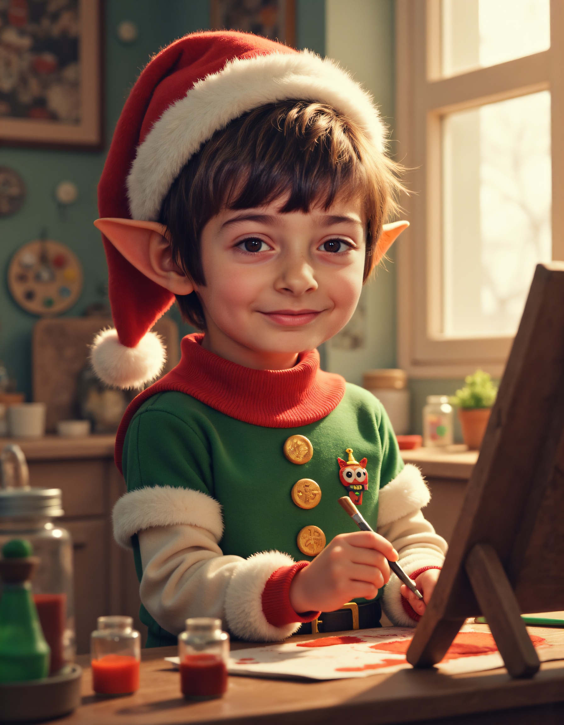 Christmas Elf Portrait Photography