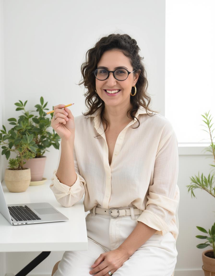 WFH woman portrait 2