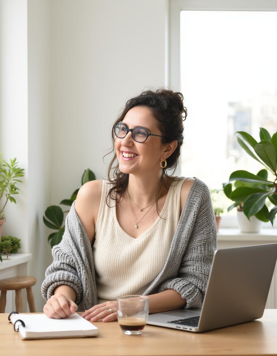 WFH woman portrait 7