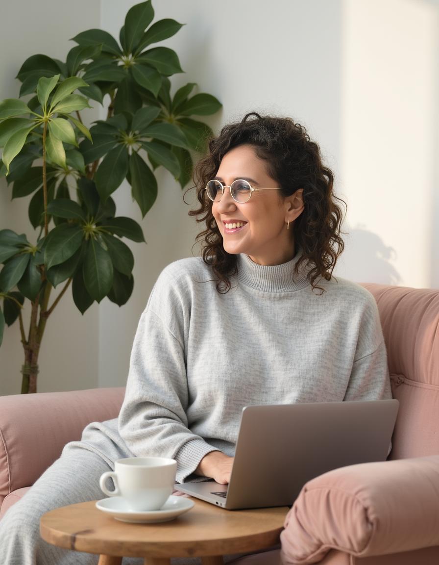 WFH woman portrait 8