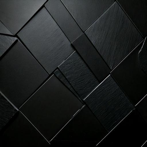 Broken black surface